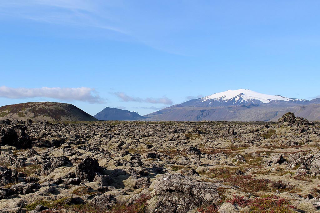 Volcano Snaefellsjökull