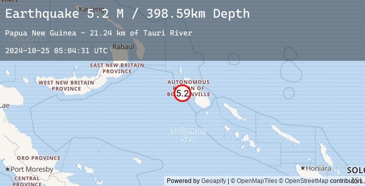 Map of Solomon Islands