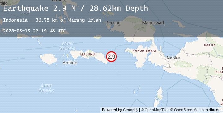 Map of West Papua Region, Indonesia