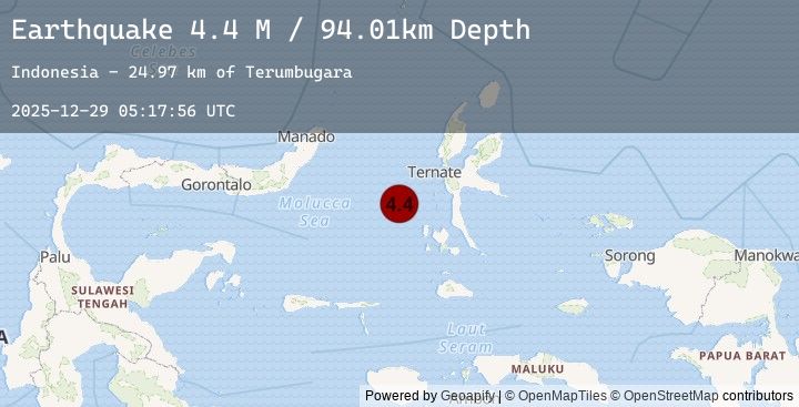 Map of Northern Molucca Sea