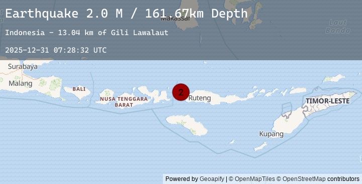 Map of Flores Region, Indonesia