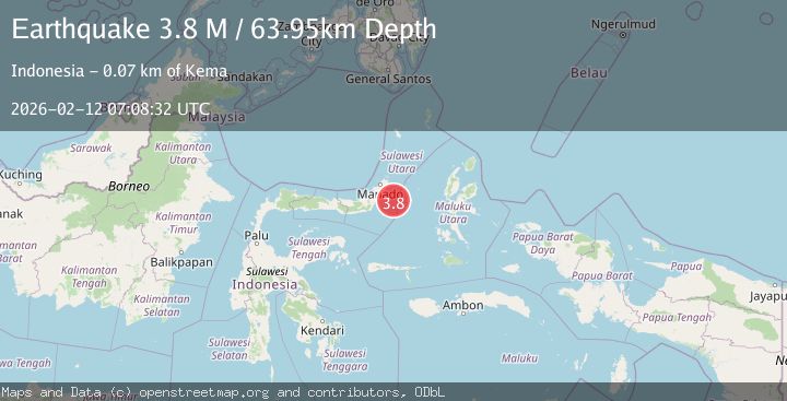Map of Northern Molucca Sea