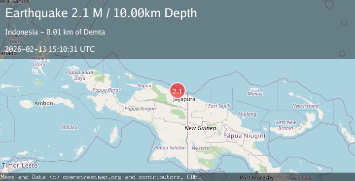 Map of Near North Coast of West Papua