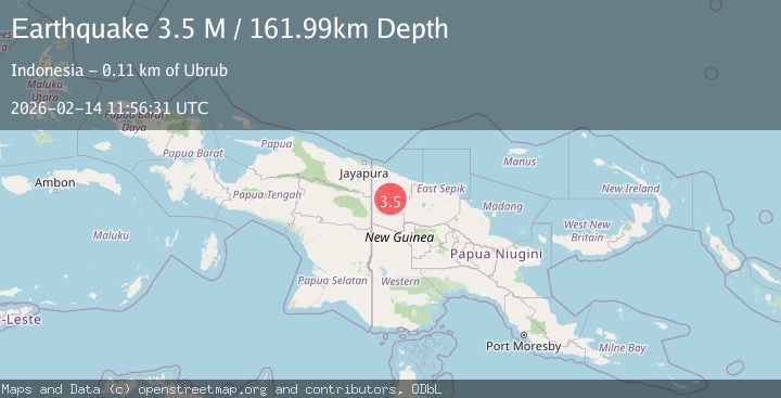 Map of New Guinea, Papua New Guinea