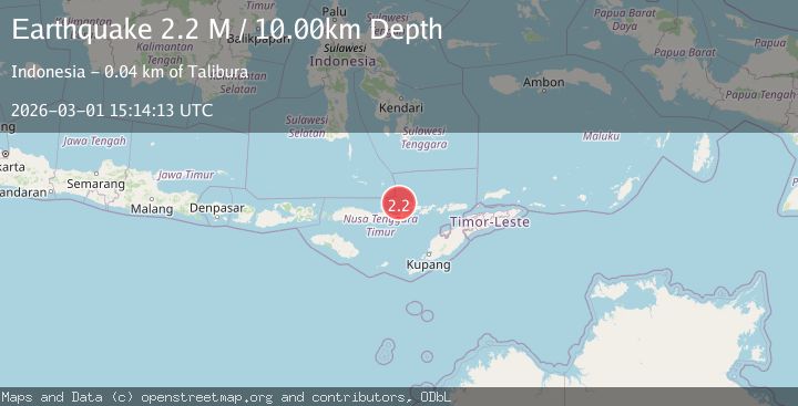 Map of Flores Region, Indonesia