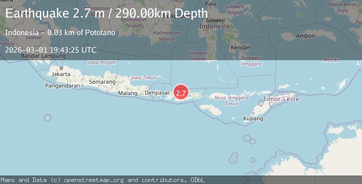 Map of Sumbawa Region, Indonesia
