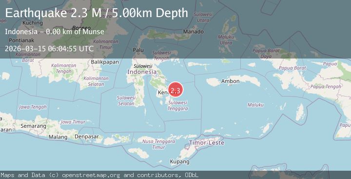 Map of Banda Sea