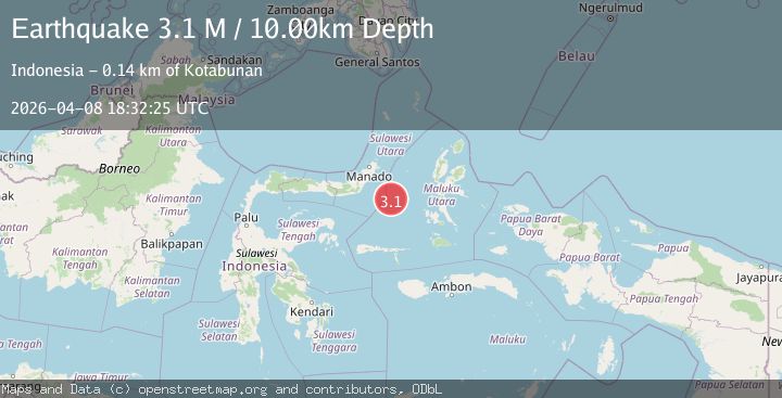 Map of Northern Molucca Sea