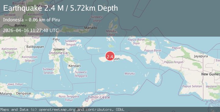 Map of Ceram Sea
