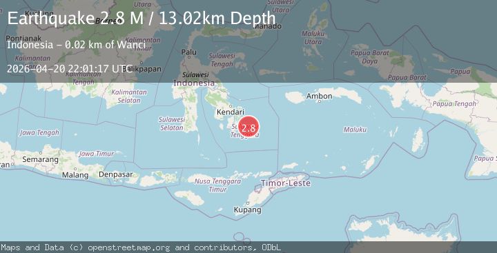 Map of Banda Sea