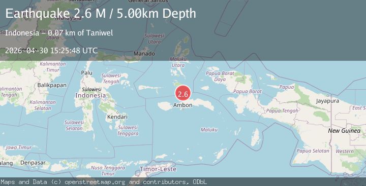 Map of Ceram Sea