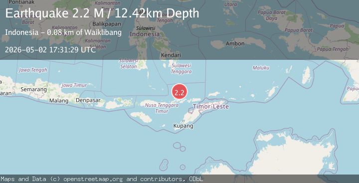 Map of Banda Sea