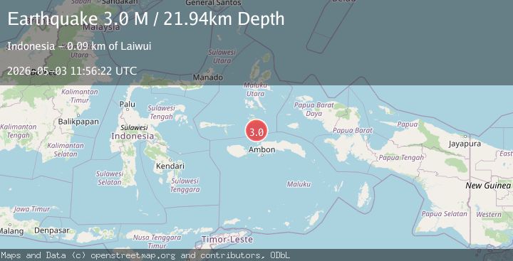 Map of Ceram Sea