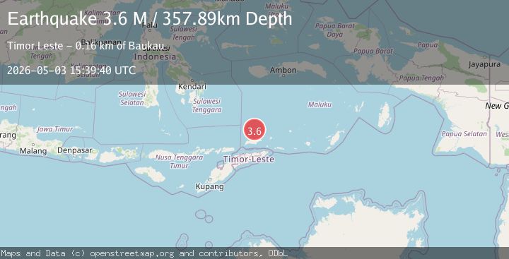 Map of Banda Sea