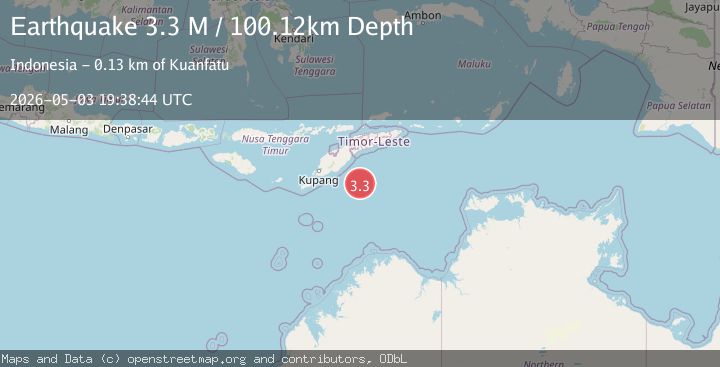 Map of Timor Sea
