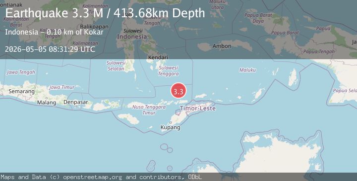 Map of Banda Sea
