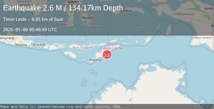 Map of Timor Region
