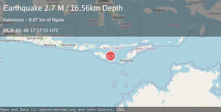 Map of Savu Sea