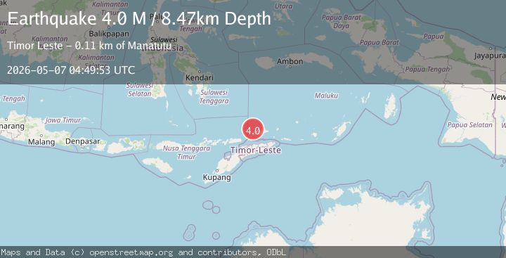 Map of Banda Sea