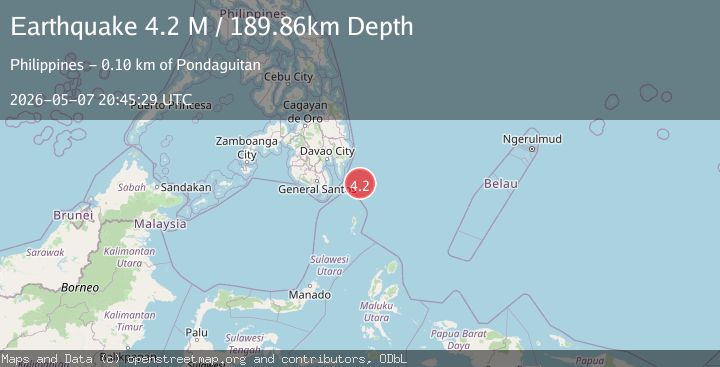 Map of Philippine Islands Region