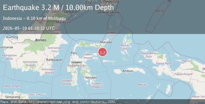 Map of Southern Molucca Sea
