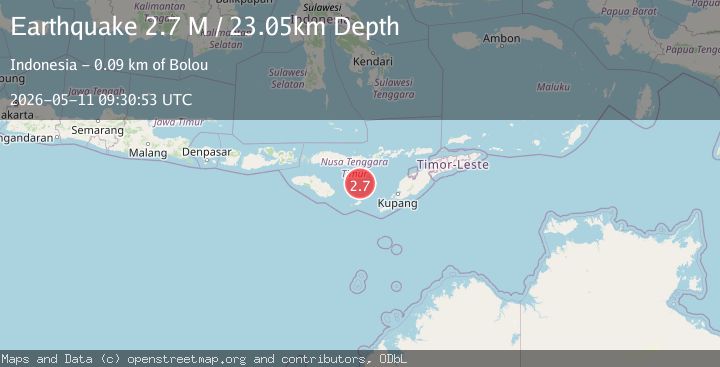 Map of Savu Sea