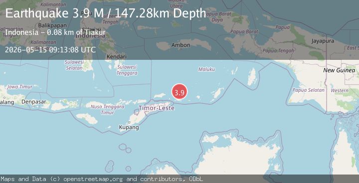 Map of Banda Sea