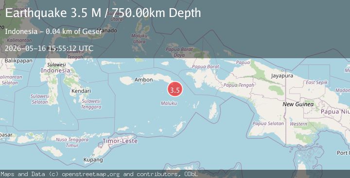 Map of Banda Sea
