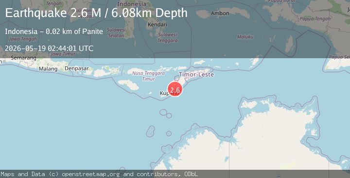 Map of Timor Region