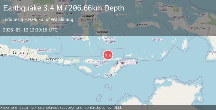 Map of Banda Sea