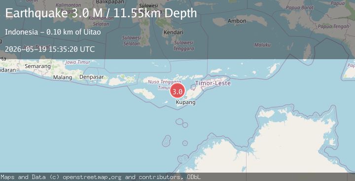 Map of Savu Sea