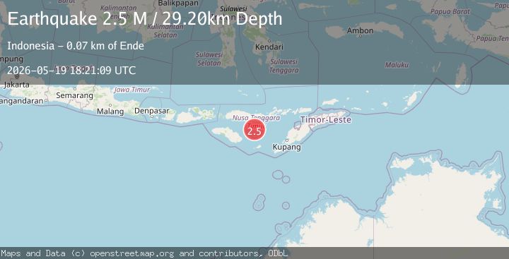 Map of Savu Sea