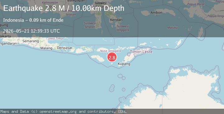 Map of Savu Sea