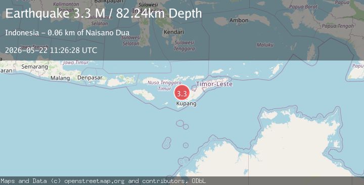 Map of Timor Region