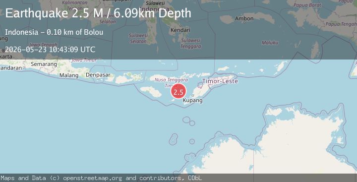 Map of Savu Sea