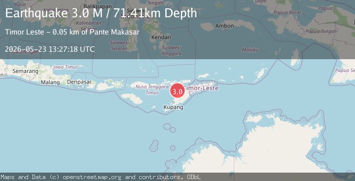 Map of Timor Region