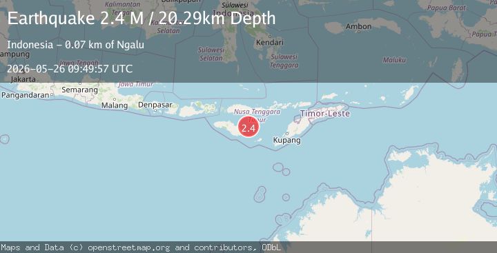 Map of Savu Sea
