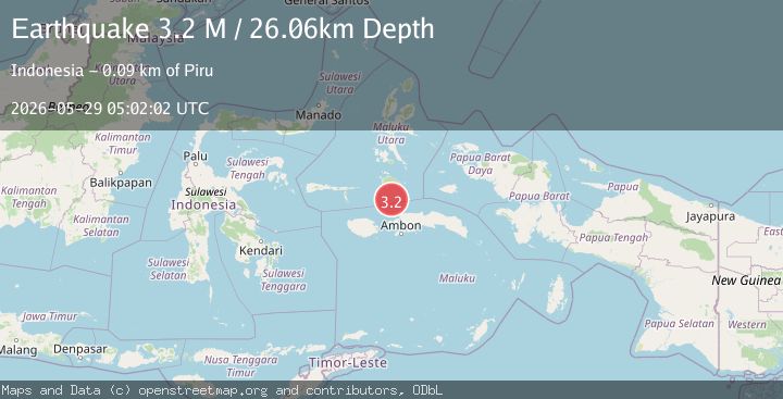 Map of Ceram Sea
