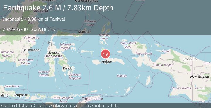 Map of Ceram Sea