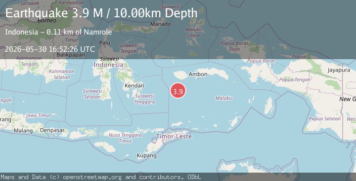 Map of Banda Sea