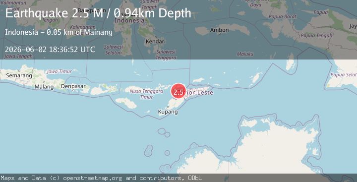 Map of Timor Region