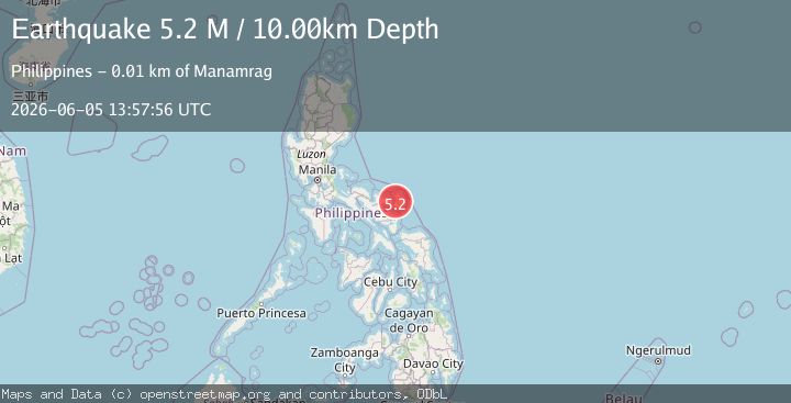 Map of Luzon, Philippines