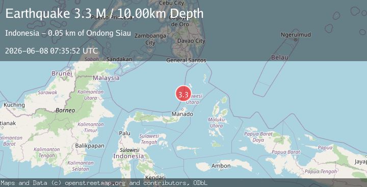 Map of Celebes Sea