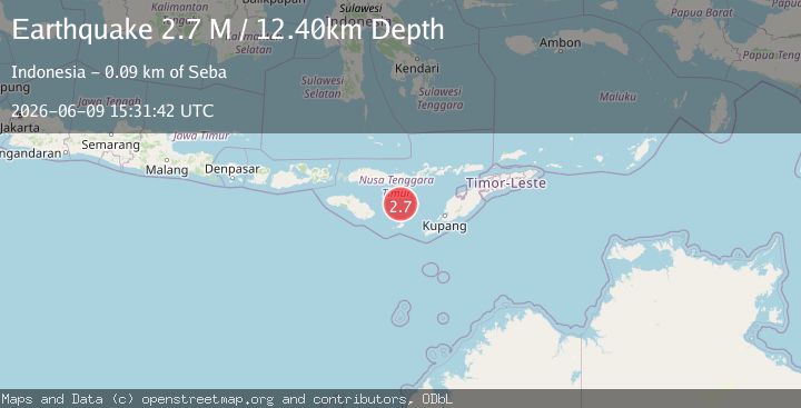 Map of Savu Sea