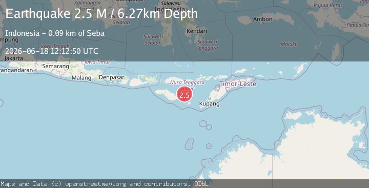 Map of Savu Sea