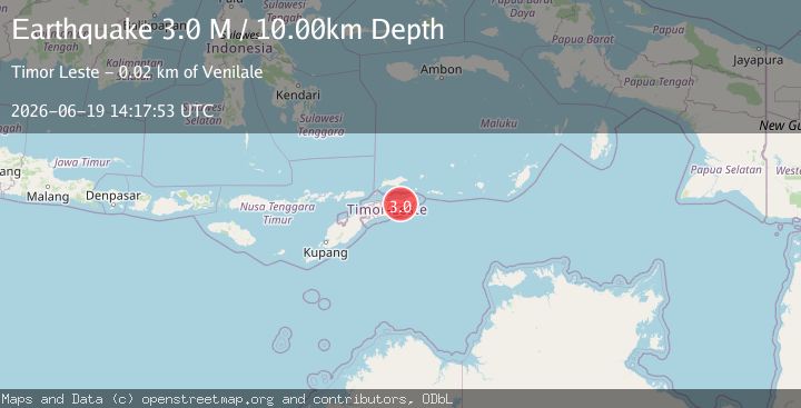 Map of Timor Region
