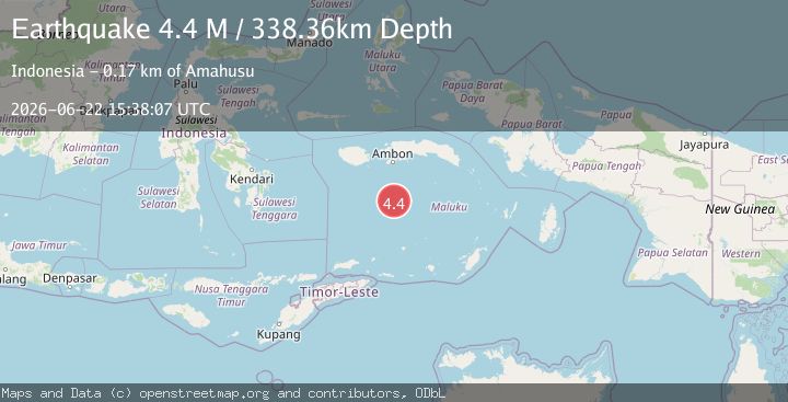 Map of Banda Sea