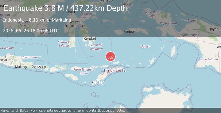 Map of Banda Sea