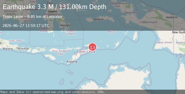 Map of Timor Region