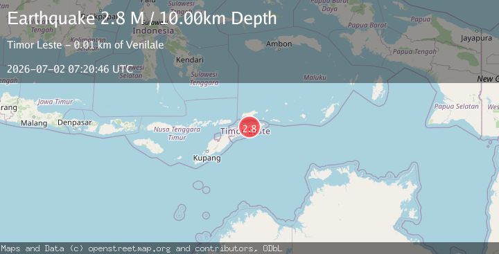 Map of Timor Region